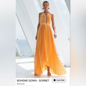 L’idee gown. SORBET color. Size 4 US, 8 AUS.